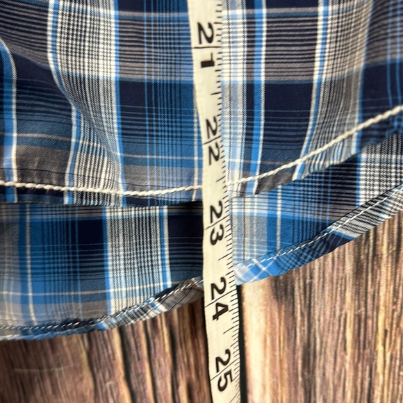 Boys Pintlar Plaid Button Down Shirt- Larger - Picture 7 of 9